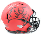 Mike Evans Autographed Buccaneers F/S Rave Speed Authentic Helmet Beckett W Holo