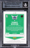 Hornets Terry Rozier III Signed 2021 Donruss Optic Blue Vel #22 Card BAS Slabbed