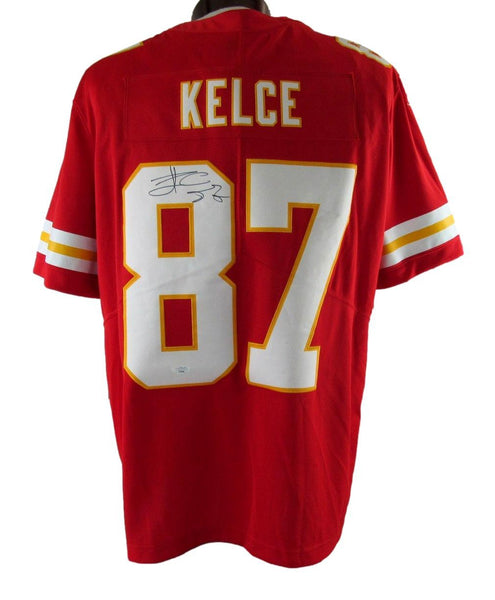 Travis Kelce Signed/Autographed KC Chiefs Nike Jersey sz XL JSA 212763