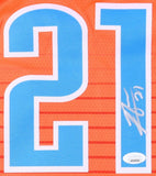Aaron Wiggins Signed Oklahoma City Thunder Jersey (JSA COA) 2011 1st Round Pick