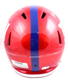 Jalin Hyatt Autographed New York Giants F/S Flash Speed Helmet- Beckett W Holo