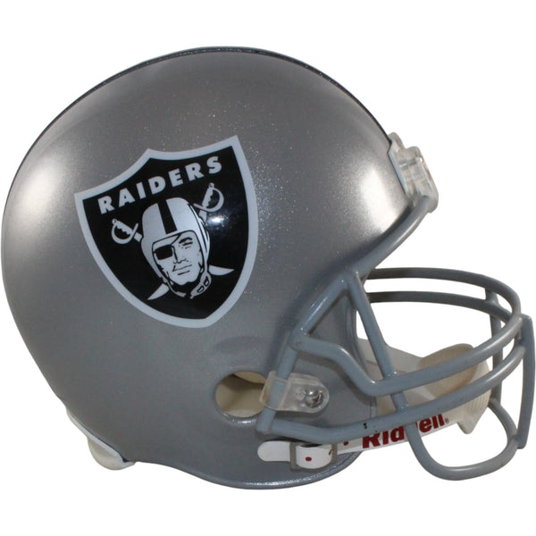 Oakland Raiders Full Size Replica VSR4 Damaged Helmet Riddell 57178