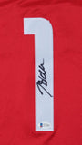 John Wall Signed Rockets Nike Style Jersey (Beckett COA) Houston's 5xAll Star