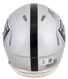 Raiders Ashton Jeanty Authentic Signed Speed Mini Helmet BAS Witnessed