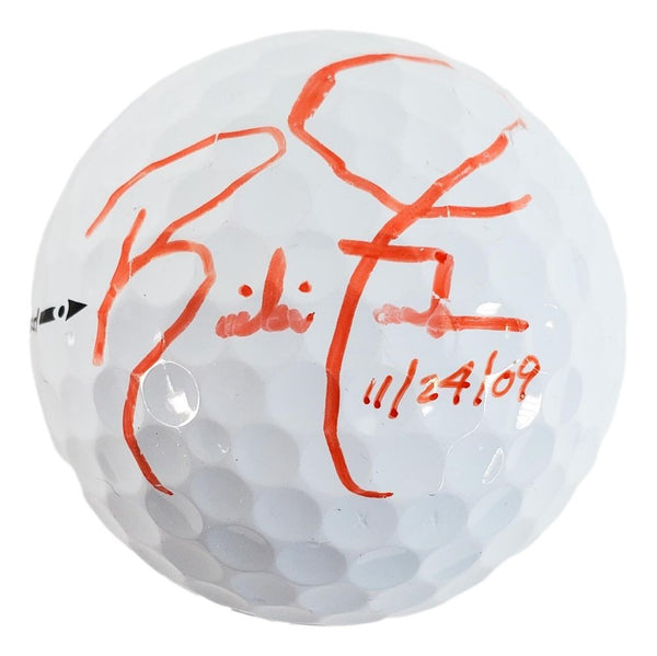 Rickie Fowler Signed Titleist Golf Ball JSA QR
