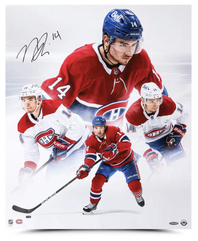 Nick Suzuki Autographed Montreal Canadiens 20" x 24" Photo Collage UDA