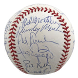 1991 Yankees (29) Mattingly, Nettles, Leyritz Signed Oal Baseball BAS #AC01902