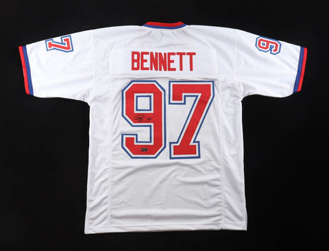 Cornelius Bennett Signed Buffalo Bills Pro Bowl Jersey (TSE) 5xPro Bowl LB