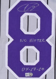 Ubaldo Jimenez Colorado Rockies Signed Jersey w/ No-Hitter Inscription/ MLB Holo