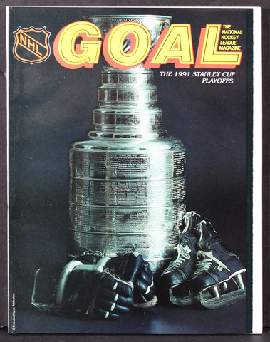 1991 The National Hockey League Magazine The Stanley Cup Playoffs Magazine 2