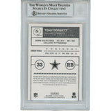 Tony Dorsett Autographed 2016 Classics Glossy Slabbed Trading Card Beckett 48819