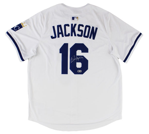 Bo Jackson Signed Kansas City Royals Nike Limited White MLB Jersey