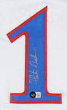 Hunter Dickinson Signed Kansas Jayhawks Jersey Beckett/ 1st Team All-Big-12 2024