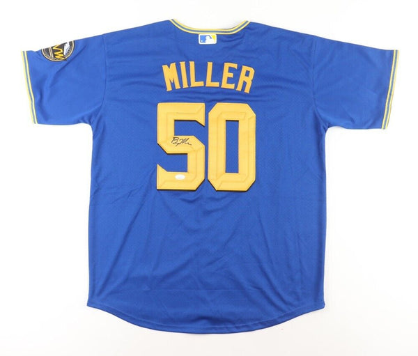 Bryce Miller Signed Mariners / Seattle Pilots Throwback Nike Jersey (JSA COA)
