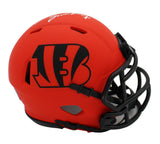 Boomer Esiason Signed Cincinnati Bengals Speed Rave NFL Mini Helmet