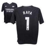 David Raya Signed Arsenal Goalkeeper Soccer Jersey #1 with Beckett COA