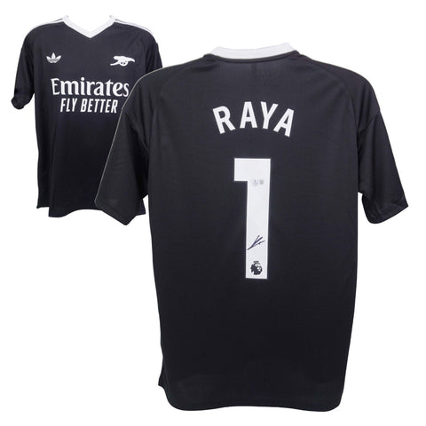 David Raya Signed Arsenal Goalkeeper Soccer Jersey #1 with Beckett COA