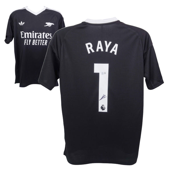 David Raya Signed Arsenal Goalkeeper Soccer Jersey #1 with Beckett COA