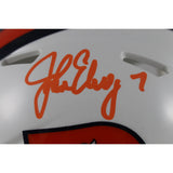 John Elway Autographed/Signed Denver Broncos 23 Alt Mini Helmet Beckett 50190