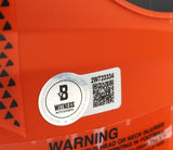 Bo Nix Autographed Broncos Orange Rave Full-Size Pro Speed Helmet Beckett COA