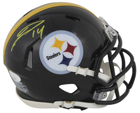 Steelers George Pickens Authentic Signed Speed Mini Helmet Autographed JSA