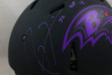 Ray Lewis Signed Baltimore Ravens F/S Eclipse Speed Authentic Helmet w/HOF-