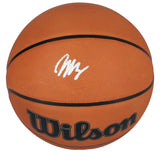 Victor Wembayana Autographed Wilson Official NBA Authentic Basketball Fanatics