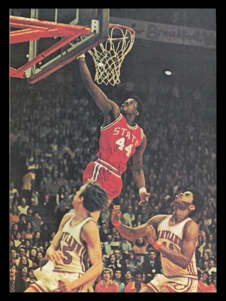 David Thompson, Barry & McAdoo Autographed 8x11 Magazine Photo NC State 237861