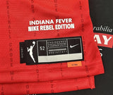 Caitlin Clark Autographed Indiana Fever Red Rebel Rookie 2024 Nike Jersey Panini