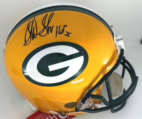 Packers STERLING SHARPE Signed Full Size Authentic VSR4 Helmet AUTO w/HOF - JSA