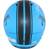 Calvin Johnson Autographed Detroit Lions F/S Rave Helmet Beckett Witness 51796