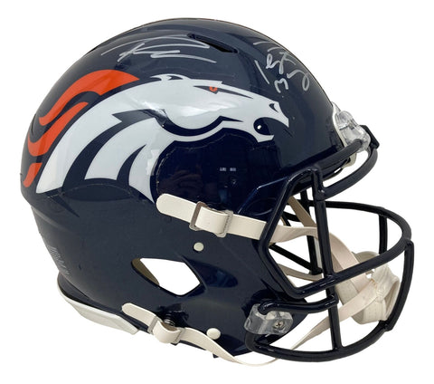 Peyton Manning Russell Wilson Signed Broncos FS Authentic Speed Helmet Fanatics