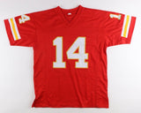 Ed Podolak Signed Kansas City Chiefs Jersey (JSA) Super Bowl IV Running Back