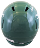 Eagles Randall Cunningham Signed 1974-95 TB F/S Speed Rep Helmet W/ Case BAS Wit