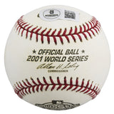 D-Backs Mark Grace Authentic Signed 2001 World Series Logo Baseball W/ Case BAS
