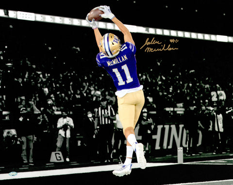 JALEN MCMILLAN AUTOGRAPHED 16X20 PHOTO WASHINGTON SPOTLIGHT MCS HOLO 222065