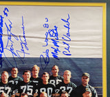 1966 SB I Champ Packers Autographed Framed 16x20 Photo 20 Sigs Starr JSA YY02722