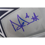 Dak Prescott Autographed/Signed Dallas Cowboys Authentic Helmet Beckett 56322