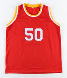 Ralph Sampson Signed Houston Rockets Jersey (Beckett) HOF 2012 / 4xAll Star Cntr