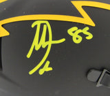 Antonio Gates Signed/Autographed Chargers Eclipse Mini Helmet Beckett 158680