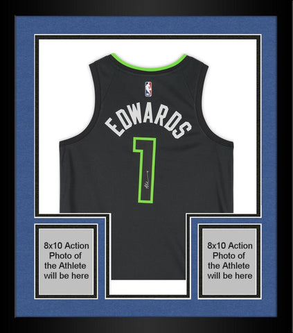 FRMD Anthony Edwards Timberwolves Signed Jordan Brand Statement Edition Jersey