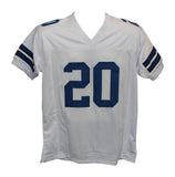 Mel Renfro Autographed/Signed Pro Style White XL Jersey HOF BAS 31164