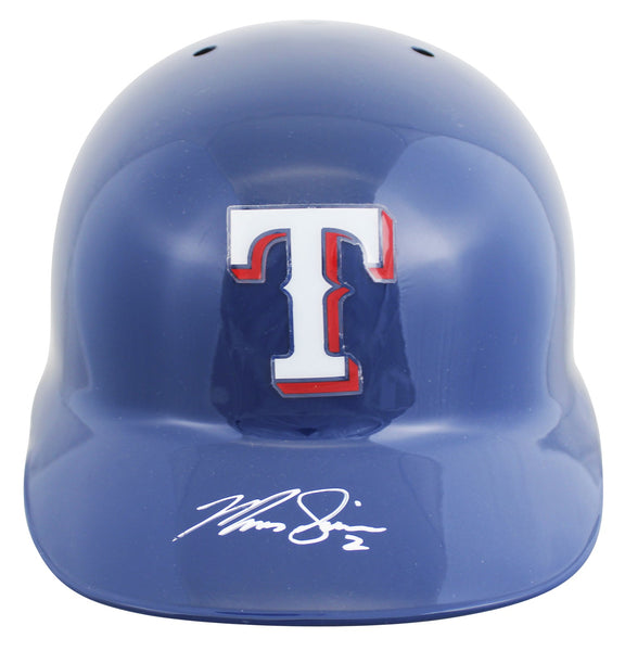 Rangers Marcus Semien Signed Full Size Authentic Batting Helmet BAS W #1W197396
