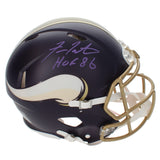 Fran Tarkenton Autographed "HOF 86" Vikings Rivalries Authentic Helmet Beckett