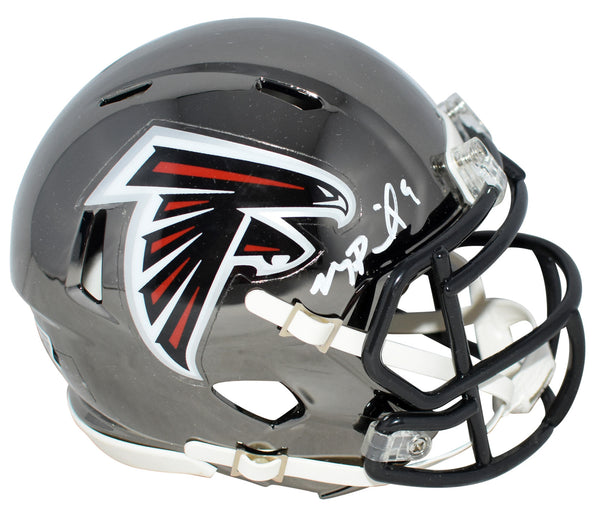 MICHAEL PENIX JR SIGNED ATLANTA FALCONS CHROME SPEED MINI HELMET BECKETT