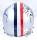 Brandon Aubrey Autographed Dallas Cowboys Speed 1976 Mini Helmet- Beckett W Holo