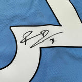 Autographed/Signed Ruben Dias Manchester City Blue Soccer Jersey Beckett BAS COA