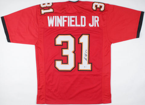Antoine Winfield Jr Signed Tampa Bay Buccaneers Jersey (Beckett Holo) 2020 #2 Pk