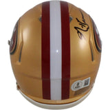 Patrick Willis NaVorro Bowman Signed San Francisco 49ers Mini Helmet BAS 55285