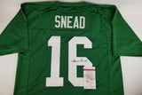 Norm Snead Signed Philadelphia Eagles Jersey (JSA COA) 4xPro Bowl Q.B.